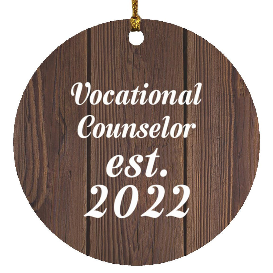Vocational Counselor Established Est. 2022 - Circle Ornament D