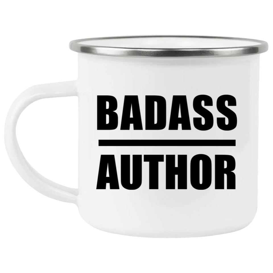 Badass Author - 12oz Camping Mug