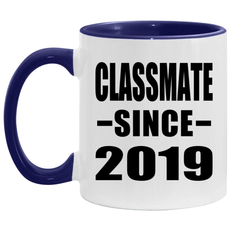 Classmate Since 2019 - 11oz Accent Mug Purple