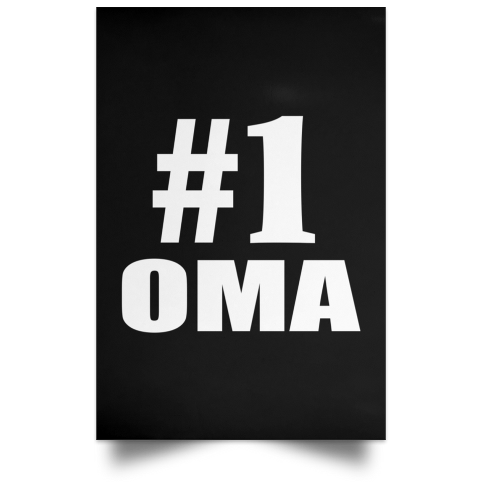 Number One #1 Oma - Poster Portrait