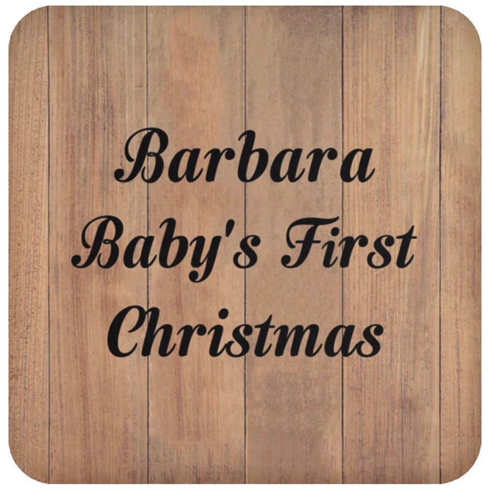 Barbara Baby's First Christmas - Drink Coaster C