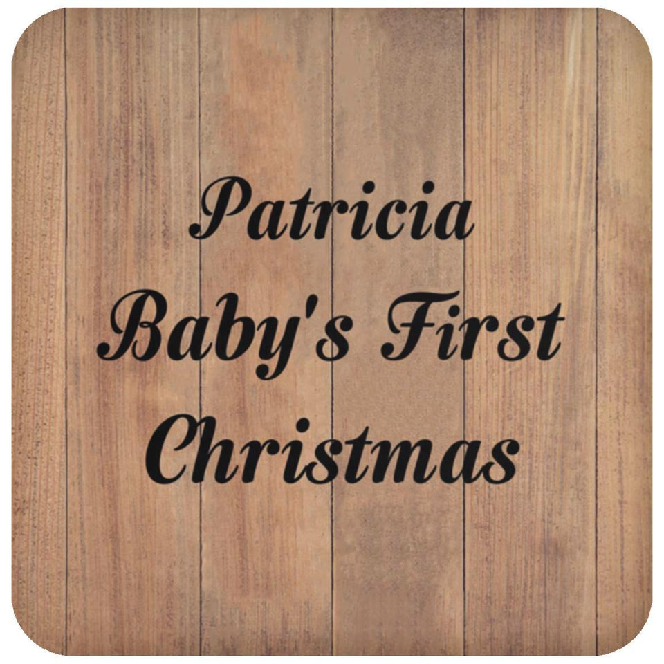 Patricia Baby's First Christmas - Drink Coaster C