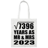 86th Anniversary Square Root of 7396 Years As Mr & Mrs 2023 - Tote Bag White