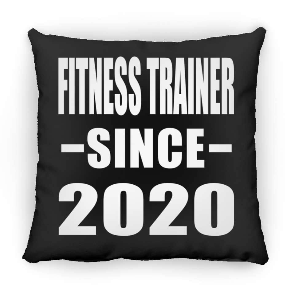 Fitness Trainer Since 2020 - Throw Pillow Black