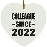 Colleague Since 2022 - Heart Ornament