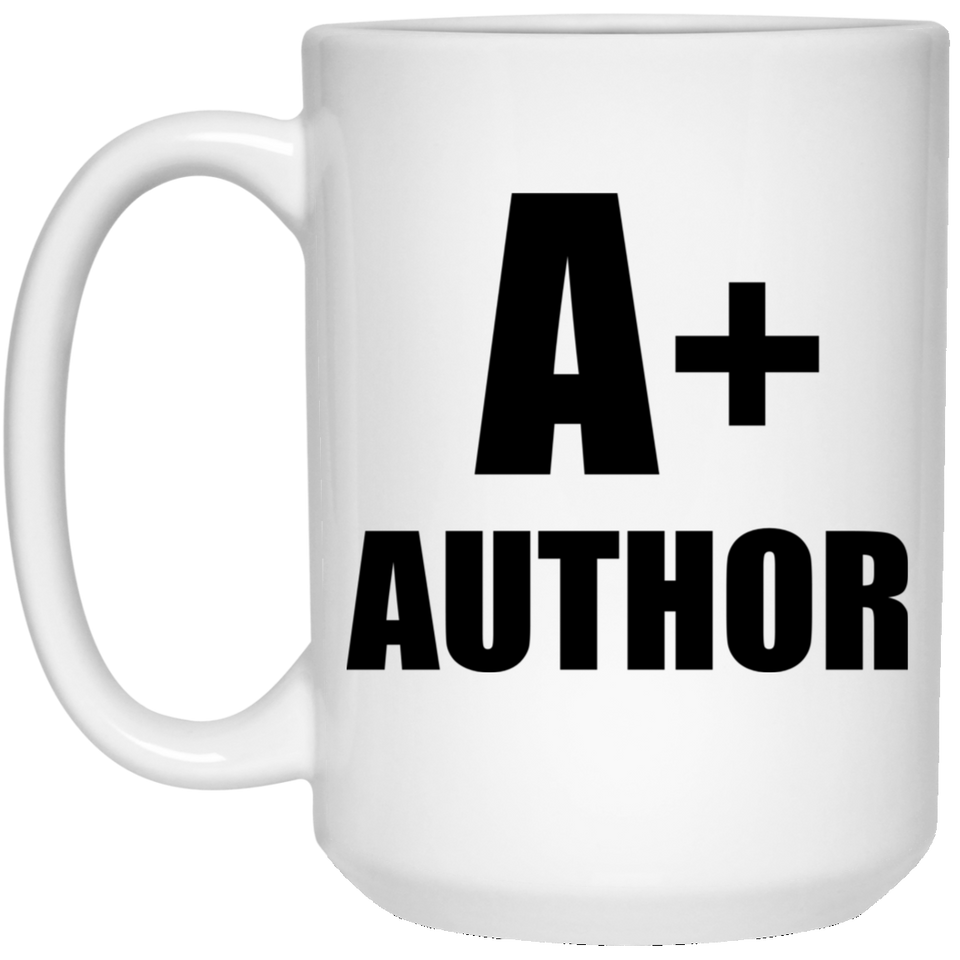 A+ Author - 15oz Coffee Mug