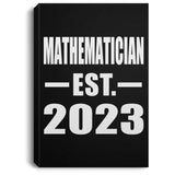 Mathematician Established EST. 2023 - Canvas Portrait