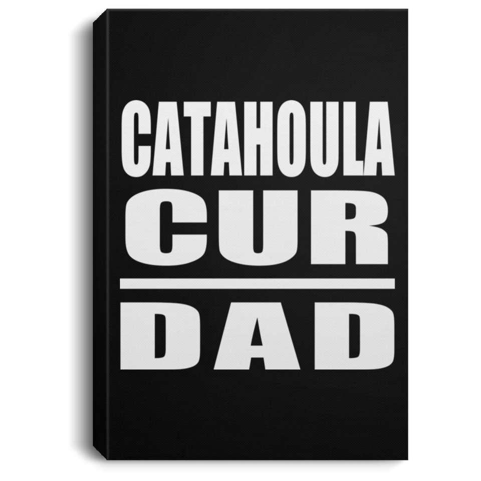 Catahoula Cur Dad - Canvas Portrait
