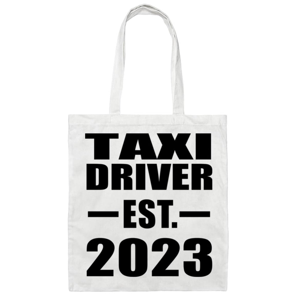 Taxi Driver Established EST. 2023 - Tote Bag White