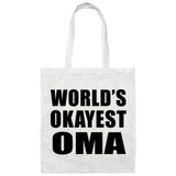 World's Okayest Oma - Tote Bag White
