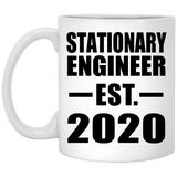 Stationary Engineer Established EST. 2020 - 11oz Coffee Mug