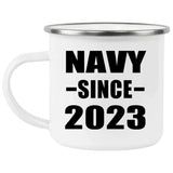 Navy Since 2023 - 12oz Camping Mug
