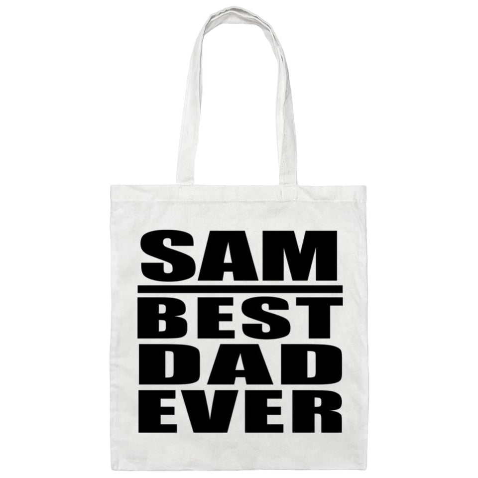 Sam Best Dad Ever - Tote Bag White