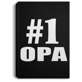 Number One #1 Opa - Canvas Portrait