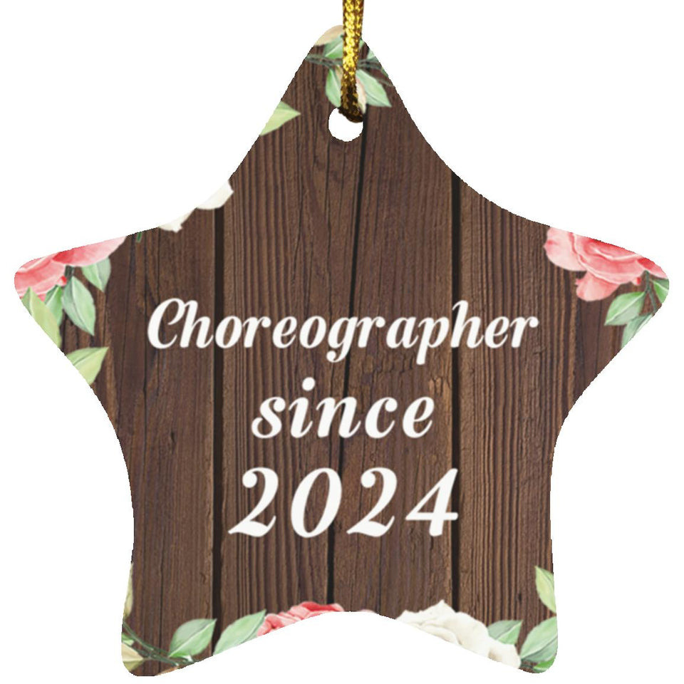 Choreographer Since 2024 - Star Ornament A
