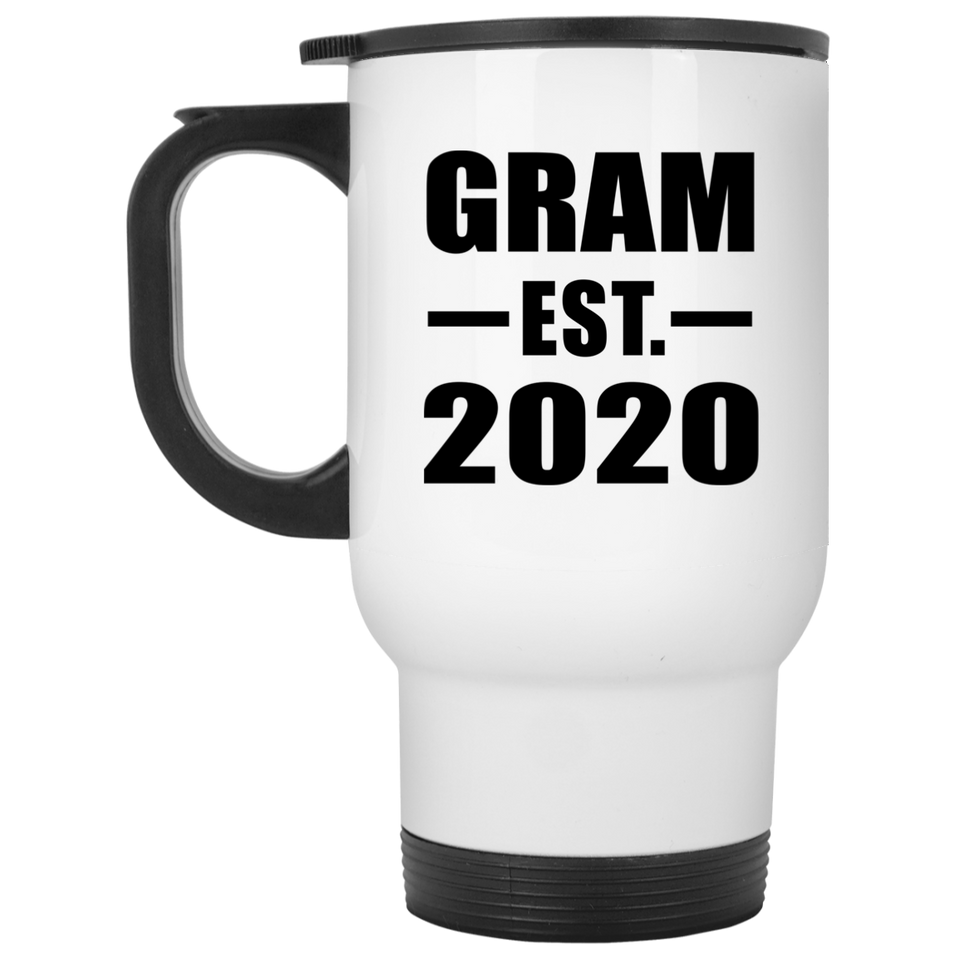 Gram Established EST. 2020 - White Travel Mug