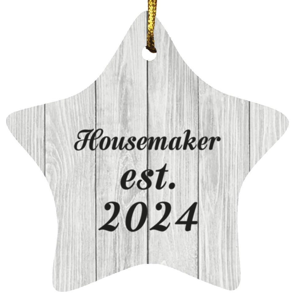 Housemaker Established Est. 2024 - Star Ornament F