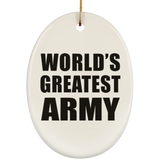 World's Greatest Army - Oval Ornament