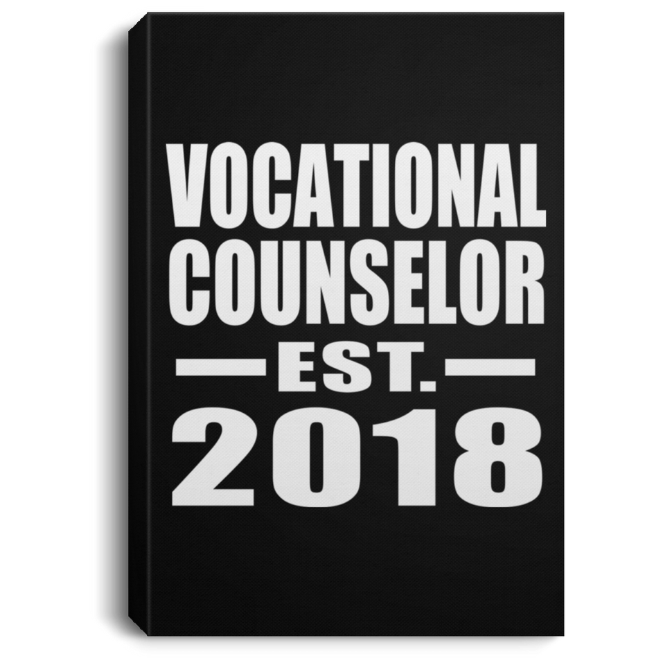 Vocational Counselor Established EST. 2018 - Canvas Portrait