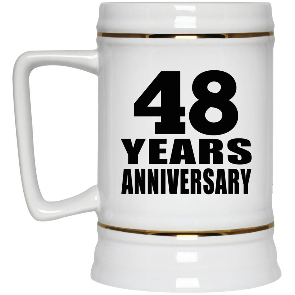 48th Anniversary 48 Years - Beer Stein