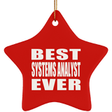 Best Systems Analyst Ever - Star Ornament