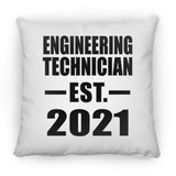 Engineering Technician Established EST. 2021 - Throw Pillow