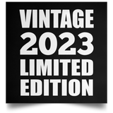 1st Birthday Vintage 2023 Limited Edition - Poster Square