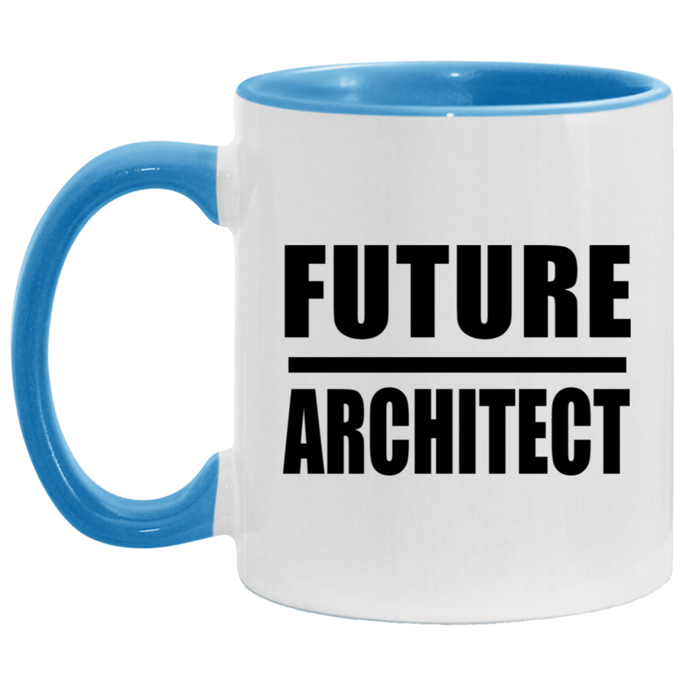 Future Architect - 11oz Accent Mug Blue