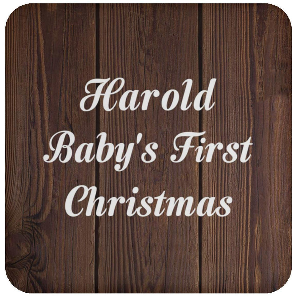 Harold Baby's First Christmas - Drink Coaster D