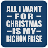 All I Want For Christmas Is My Bichon Frise - Coaster