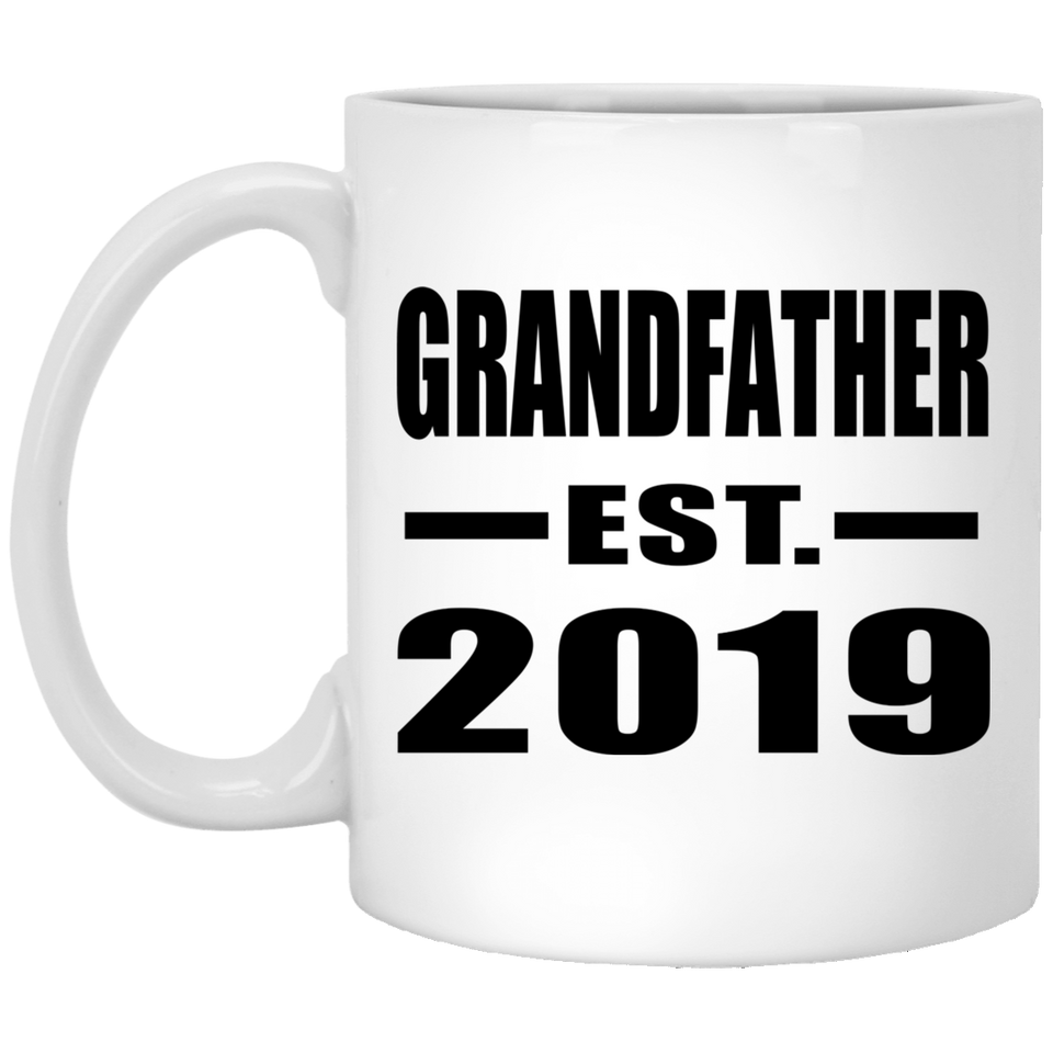 Grandfather Established EST. 2019 - 11oz Coffee Mug