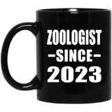 Zoologist Since 2023 - 11oz Coffee Mug Black