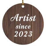 Artist Since 2023 - Circle Ornament D