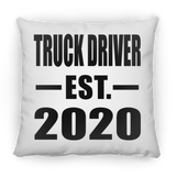 Truck Driver Established EST. 2020 - Throw Pillow