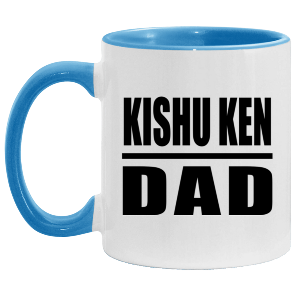 Kishu Ken Dad - 11oz Accent Mug Blue