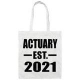 Actuary Established EST. 2021 - Tote Bag White