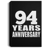 94th Anniversary 94 Years Anniversary - Canvas Portrait