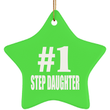 Number One #1 Step Daughter - Star Ornament