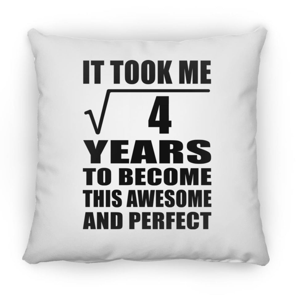 2nd Birthday Took Square Root of 4 Years To Awesome - Throw Pillow