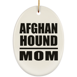 Afghan Hound Mom - Oval Ornament