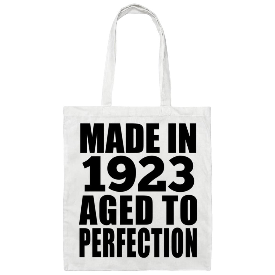 101st Birthday Made In 1923 Aged to Perfection - Tote Bag White
