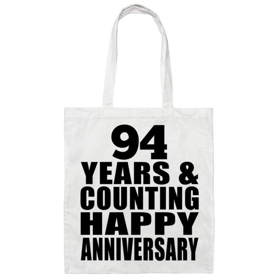 Happy 94th Anniversary 94 Years & Counting - Tote Bag White