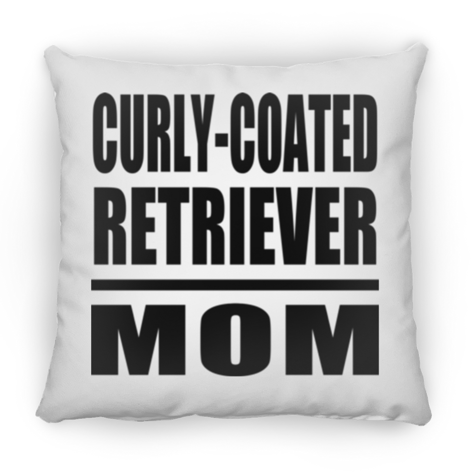 Curly-Coated Retriever Mom - Throw Pillow