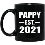 Pappy Established EST. 2021 - 11oz Coffee Mug Black
