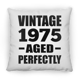 49th Birthday Vintage 1975 Aged Perfectly - Throw Pillow