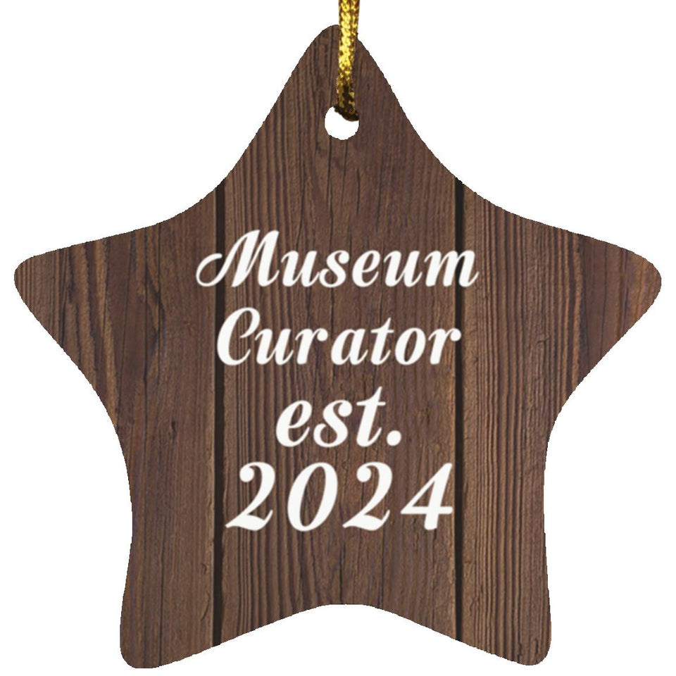 Museum Curator Established Est. 2024 - Star Ornament D