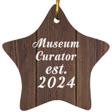 Museum Curator Established Est. 2024 - Star Ornament D