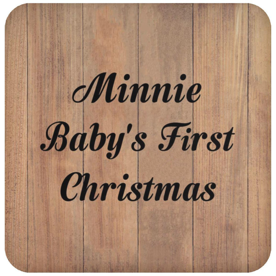 Minnie Baby's First Christmas - Drink Coaster C