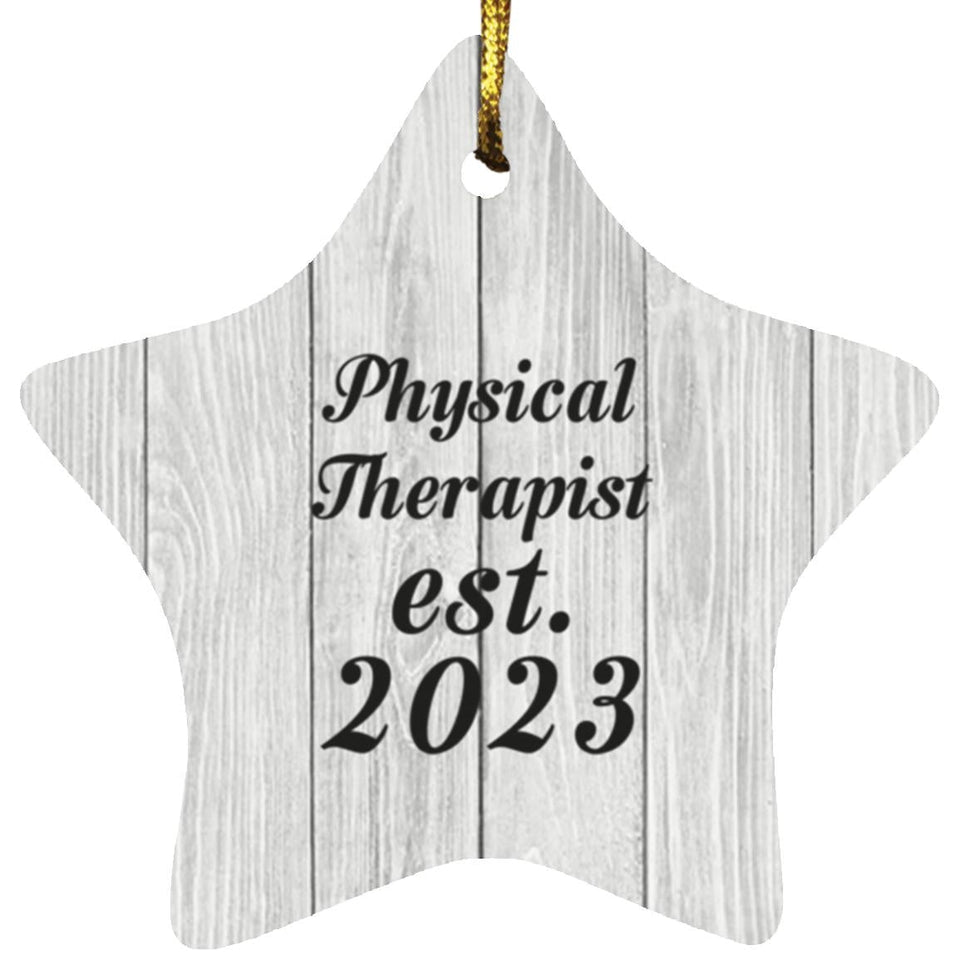 Physical Therapist Established Est. 2023 - Star Ornament F