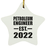 Petroleum Engineer Established EST. 2022 - Star Ornament